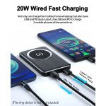 Wholesale Magnetic Wireless Portable Power Bank,15W/20W Fast Charging USB-C Mag-Safe Charger, External Battery Compatible for iPhone 12 Models and All Phones 5000 mAh (Black)